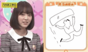 堀未央奈, 絵心ない画像