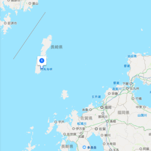 対馬市の全体地図