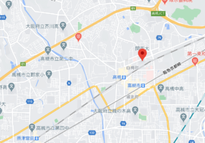 関西大学初等部の地図