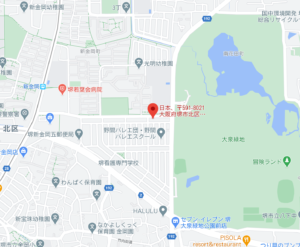 さらば森田の実家の蕎麦屋の地図