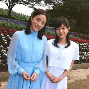 芳根京子と石原さとみのツーショット