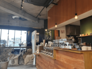 Jubilee Coffee and Roaster店内