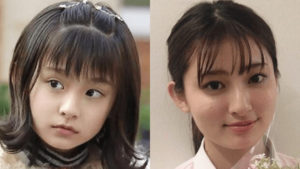 吉川愛と子役時代（吉田里琴）の画像比較