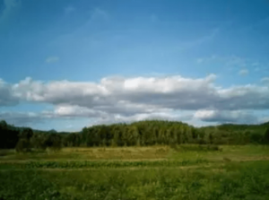 北海道の実家の風景