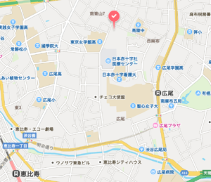 広尾ガーデンフォレストの地図