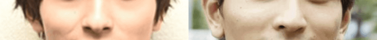 横浜流星と橋岡優輝の鼻の形比較