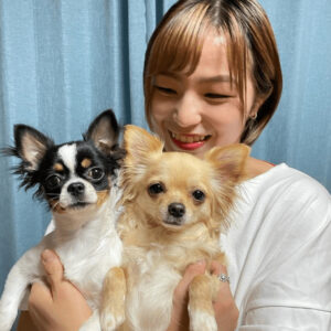 川井友香子と愛犬